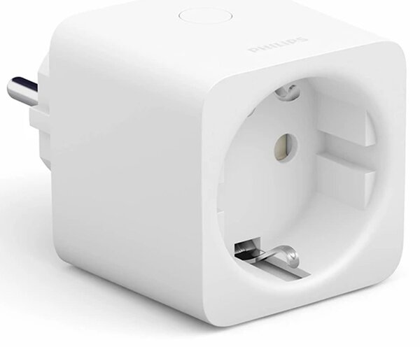 Смарт контакт Philips Hue Smart Plug, 10A (2.3KW), Wi-Fi, Bluetooth, бял