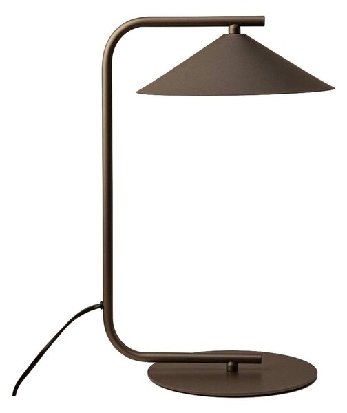 Кафява метална настолна лампа (височина 42 cm) Nocte – Micadoni