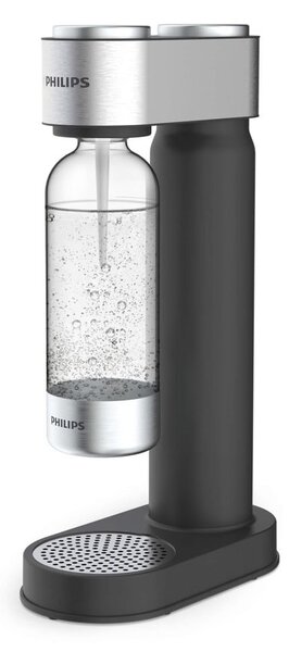 Машина за сода Philips ADD4902BK, регулируемо ниво на газиране, черна