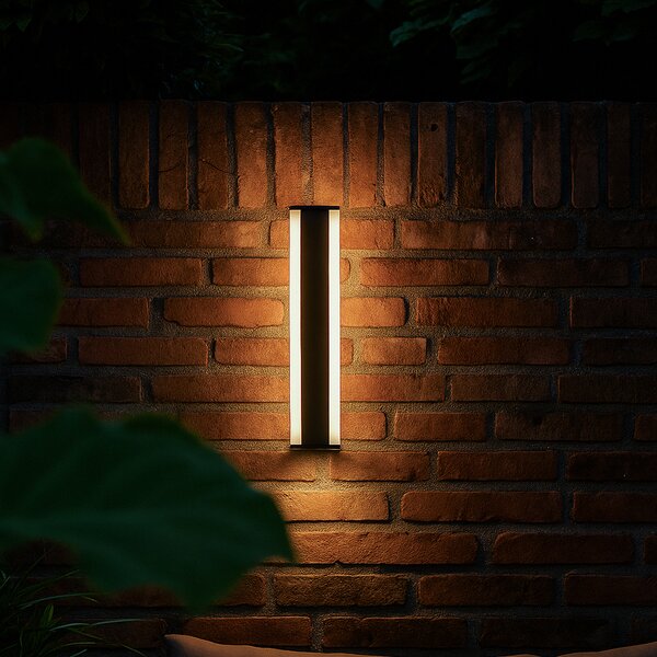 Модерна стенна лампа черна CCT 60cm вкл. LED IP54 - Vanya
