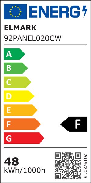 LED ПАНЕЛ 48W 6400K 595X595MM БЯЛА РАМКА