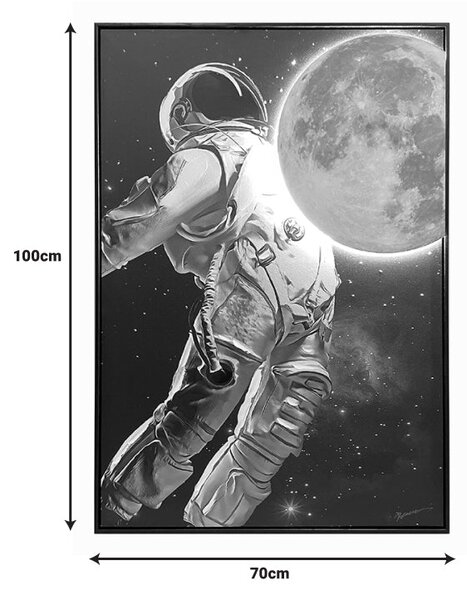 Картина върху платно Mallo ι 3d с рамка 70x3.5x100cm
