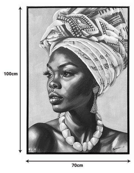 Картина върху платно Zaira ι с рамка 70x3.5x100cm