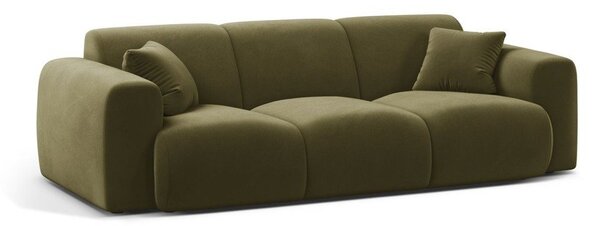 Кадифен диван в цвят каки 235 cm Molino – Micadoni