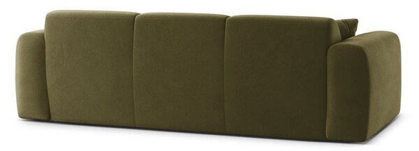 Кадифен диван в цвят каки 235 cm Molino – Micadoni