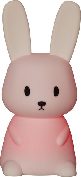 Бяла LED детска нощна лампа Bunny – Star Trading
