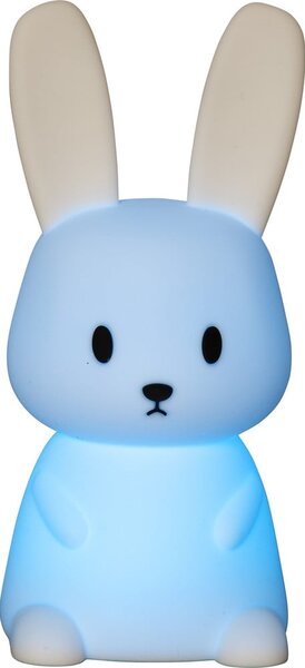 Бяла LED детска нощна лампа Bunny – Star Trading