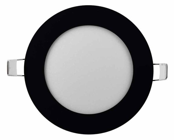 V КРЪГЪЛ LED ПАНЕЛ ЗА ВГРАЖДАНЕ ЧЕРЕН 4000K 6W