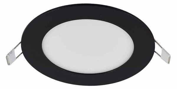 V КРЪГЪЛ LED ПАНЕЛ ЗА ВГРАЖДАНЕ ЧЕРЕН 4000K 6W