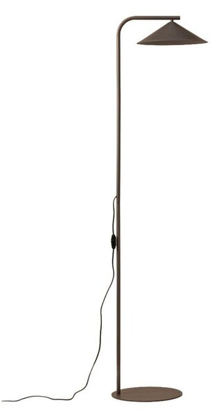 Кафява метална подова лампа (височина 160 cm) Nocte – Micadoni