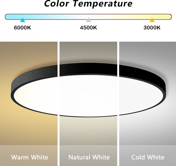 Brilagi- Димируема LED лампа POOL SMART LED/180W/230V Ø 120 см Wi‑Fi Tuya черна + дистанционно управление