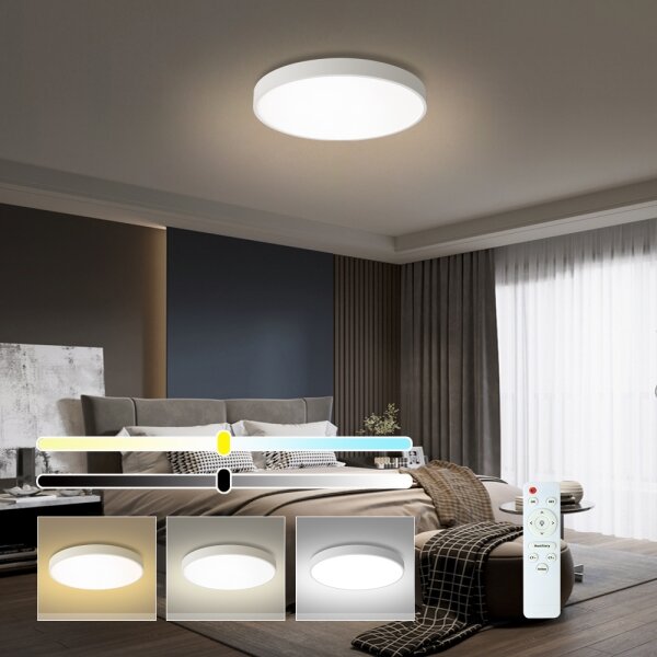 Brilagi - Димируемо LED осветително тяло POOL LED/60W/230V 3000-6000K Ø 60 cm бяло + ДУ