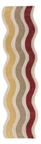 Ръчно изработена вълнена пътека 80x300 cm Cascade Wool – Flair Rugs