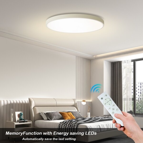Brilagi - Димируемо LED осветително тяло POOL SMART 100W/230V Ø 80 cm Wi-Fi Tuya, бяло, с дистанционно управление