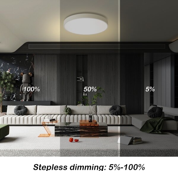 Brilagi - Димируемо LED осветително тяло POOL LED/60W/230V 3000-6000K Ø 60 cm бяло + ДУ