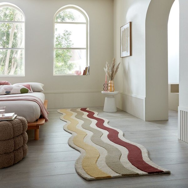 Ръчно изработена вълнена пътека 80x300 cm Cascade Wool – Flair Rugs