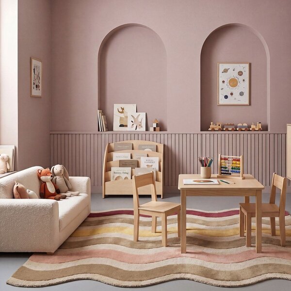 Ръчно изработен вълнен килим 140x200 cm Cascade Wool – Flair Rugs