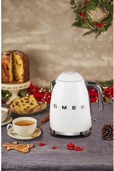 Бяла електрическа кана 1,7 l 50's Retro Style – SMEG