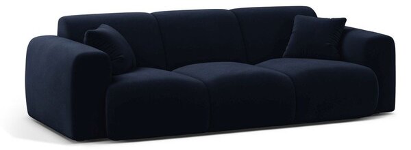 Тъмносин кадифен диван 235 cm Molino – Micadoni