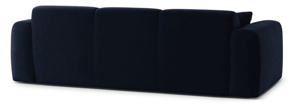 Тъмносин кадифен диван 235 cm Molino – Micadoni
