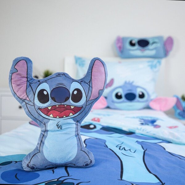 Детска възглавница от флийс 30x35 cm Lilo and Stitch – Jerry Fabrics