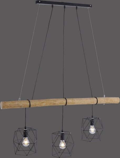 Leuchten Direkt 15503-18 - Пендел EDGAR 3xE27/60W/230V