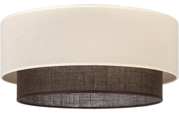 Brilagi - LED таванно осветително тяло BOHO STYLE 1xE27/15W/230V Ø 40 см кремаво/кафяво