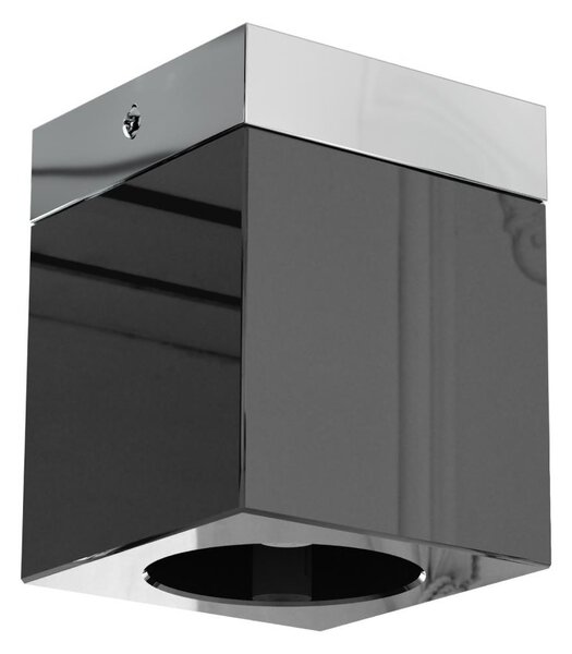 Open Design OR81046 - Точково осветително тяло CUBO 1xG9/8W/230V черно/лъскав хром