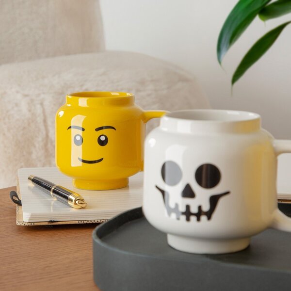 Жълта керамична бебешка чаша 255 ml Head - LEGO®