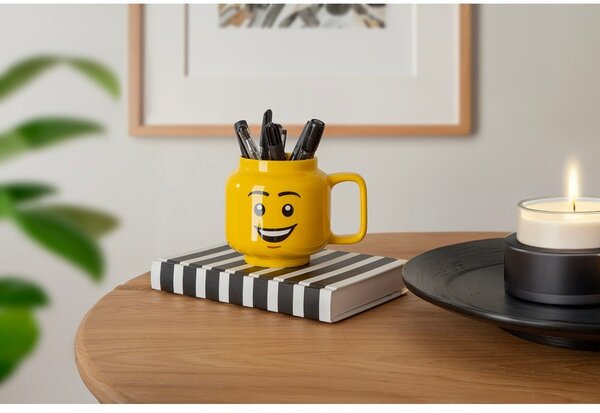 Жълта керамична бебешка чаша 255 ml Head - LEGO®