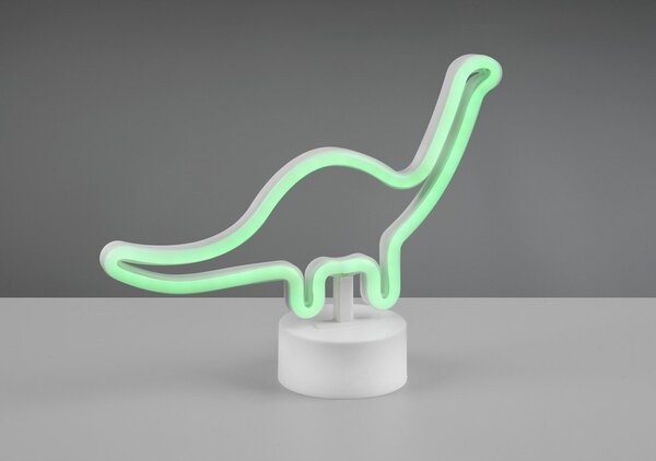 Бяла LED настолна лампа (височина 20 см) Bronto - Reality