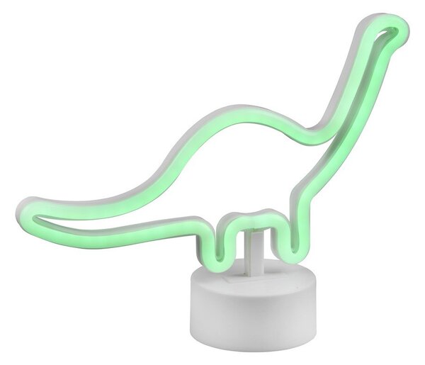 Бяла LED настолна лампа (височина 20 см) Bronto - Reality