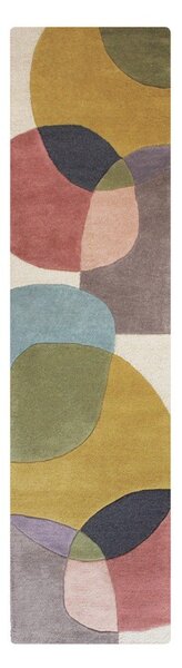 Ръчно изработена вълнена пътека 60x230 cm Glow Multi – Flair Rugs