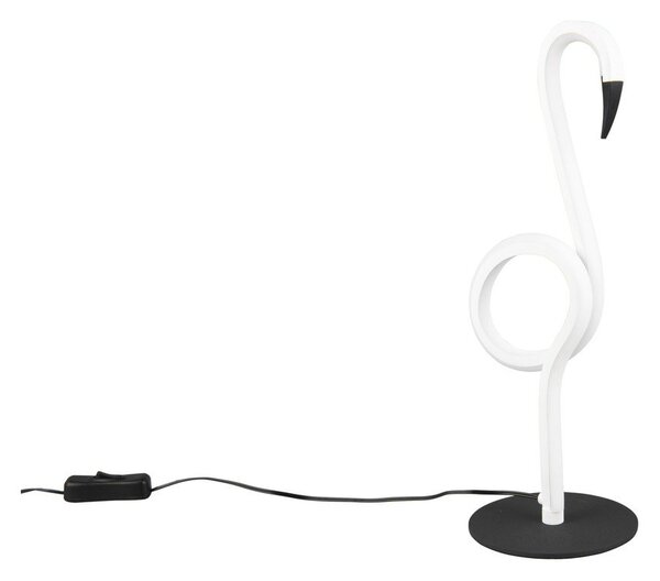 Бяла LED настолна лампа (височина 35 cm) Ingo – Reality