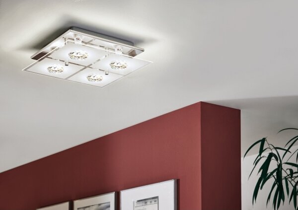 Eglo 93783 - LED Таванна лампа RONCATO 4xGU10/3W/230V