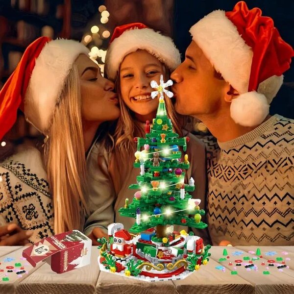 Merryglow™ адвент календар – комплект за сглобяване на Led коледно дърво