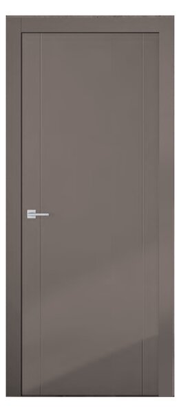 Интериорна врата с каса EKASA INCONTRI 80x210х12 см, панти, магнитна брава, дърво, антрацит