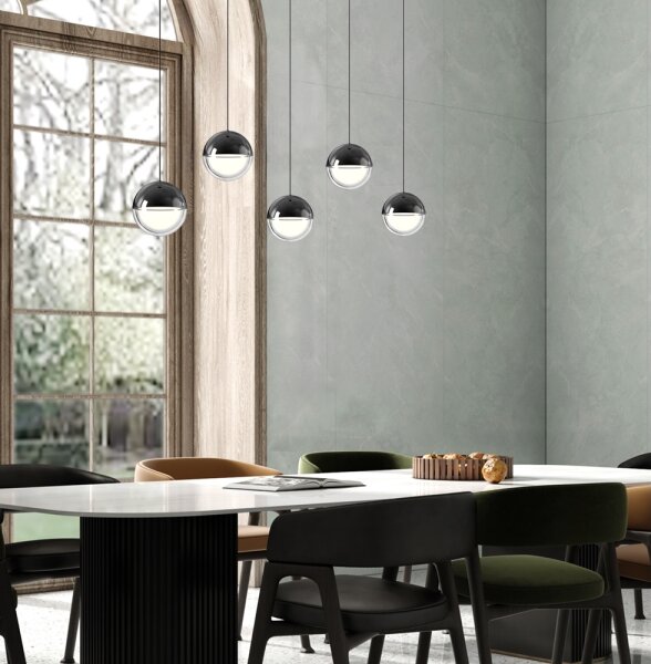 LED полилей на кабел ZIREA LED/30W/230V черен