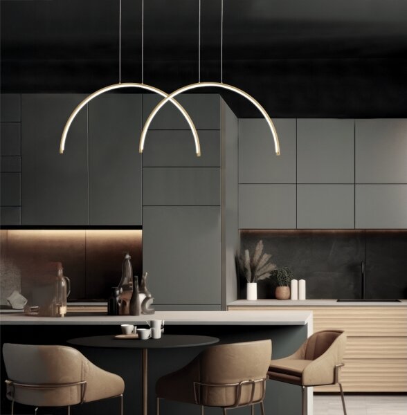 LED полилей на кабел MEGAN LED/39W/230V златен