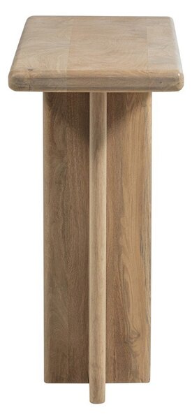 Конзолна маса от масивно манго в светло естествен цвят 40x80 cm Ato – WOOOD