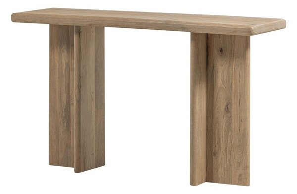 Конзолна маса от масивно манго в светло естествен цвят 40x80 cm Ato – WOOOD