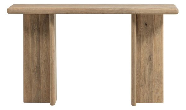 Конзолна маса от масивно манго в светло естествен цвят 40x80 cm Ato – WOOOD