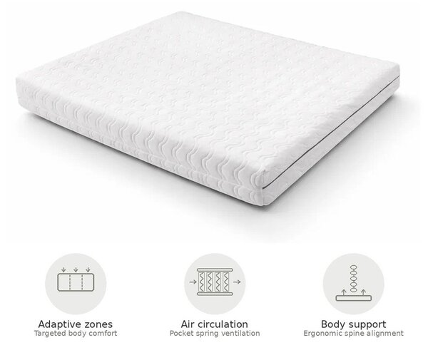Средно твърд терморегулиращ матрак с пружини 90x200 cm Dream Essence – Bonami Essentials