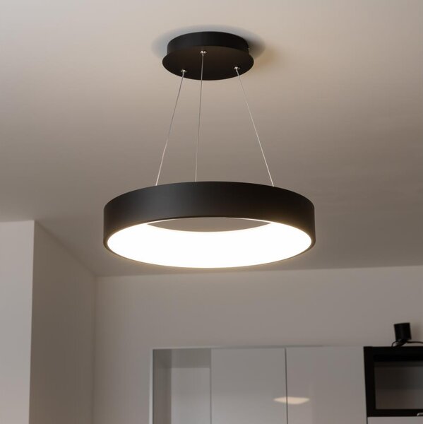 Brilagi - Димируем полилей на кабел LED/40W/230V 3000-6500K черен + дистанционно управление
