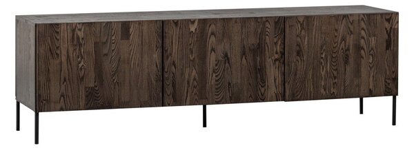 Кафява маса за телевизор от масивен бор 180x56x46 cm Bono – WOOOD