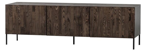 Кафява маса за телевизор от масивен бор 180x56x46 cm Bono – WOOOD