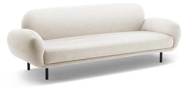 Бял диван от букле 208 cm Poppy – Micadoni