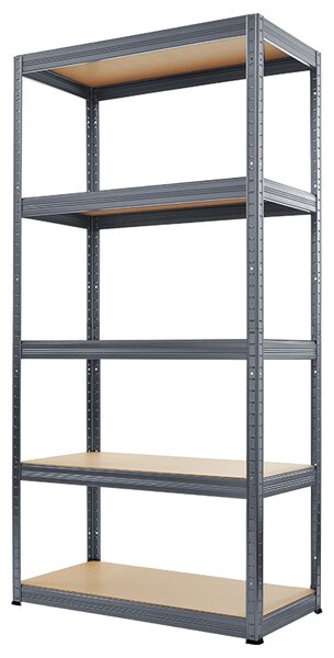 Метален стелаж STAR 180x90x45 см, до 275 кг на рафт (Сив)