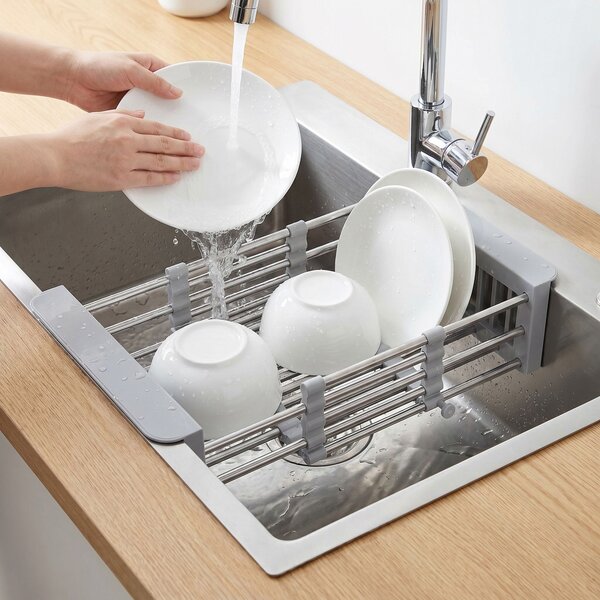 Телескопичен сушилник за мивка REA P14487A Grey