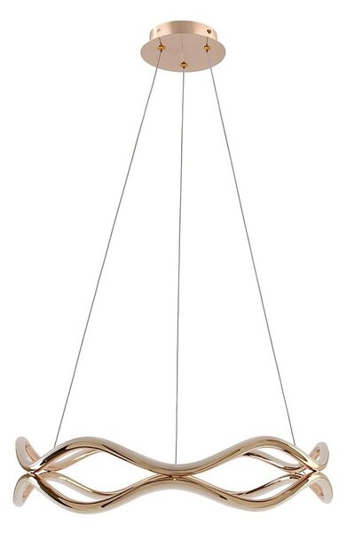 LED полилей на кабел VAVE LED/28W/230V розово злато